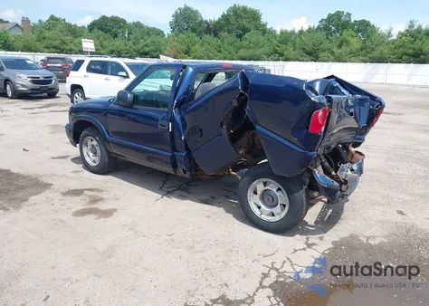 2001 GMC Sonoma Sls z USA, uszkodzony, nr VIN 1GTCS145618198542